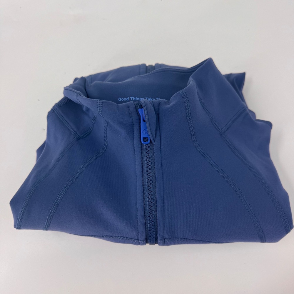 Lululemon Define Relaxed-Fit Jacket Luon Pitch Blue LW3HD3S Size 10 NEW - Picture 11 of 12